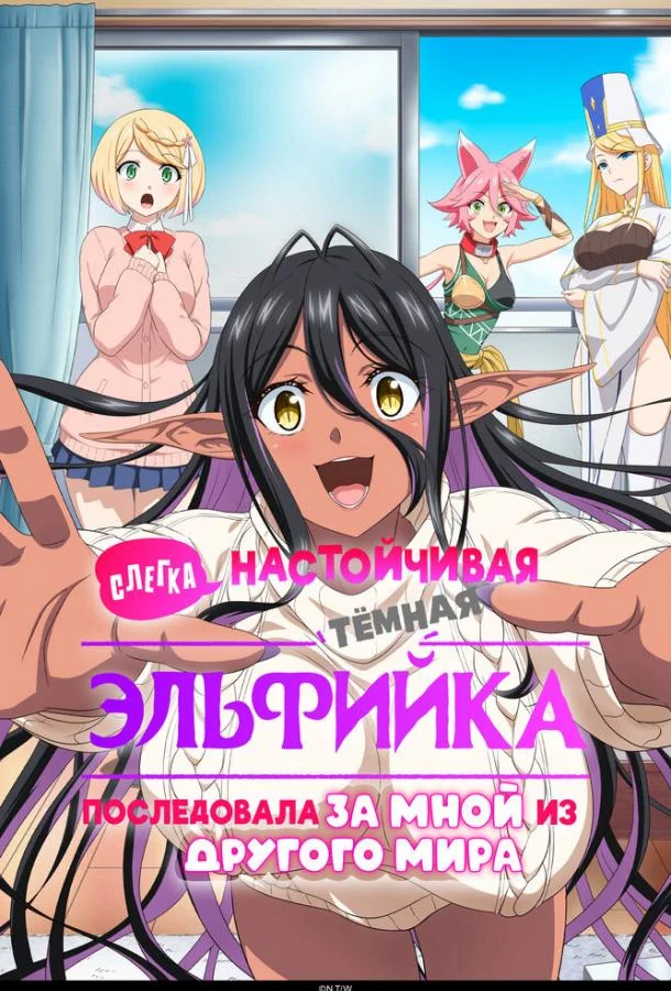 Слегка настойчивая тёмная эльфийка последовала за мной из другого мира 1 сезон, 1-10,11,12 серии смотреть аниме-сериал онлайн